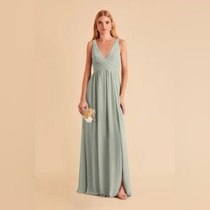 Birdy Grey - Laurie Empire Dress - Sage Green Chiffon